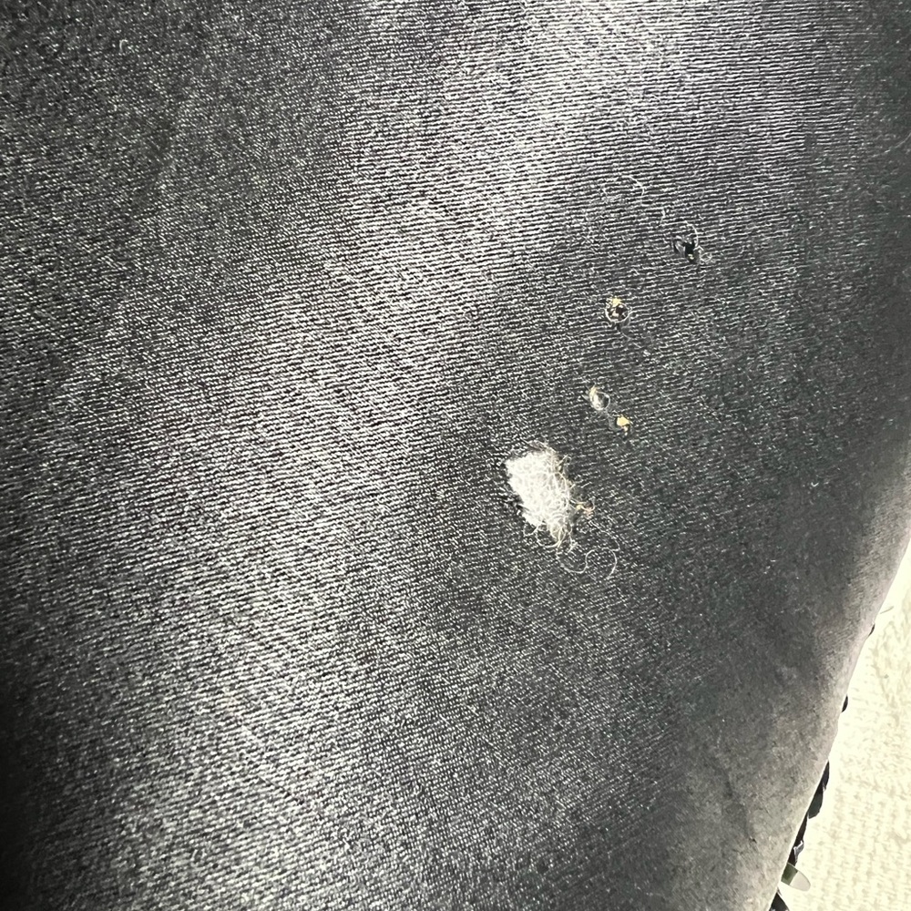 Black Sequin Pillow with Green LOVE Design - Picture 11 of 11